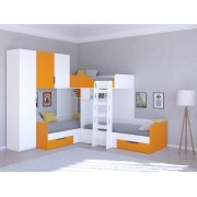 белый / оранжевый