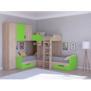 дуб сонома / салатовый