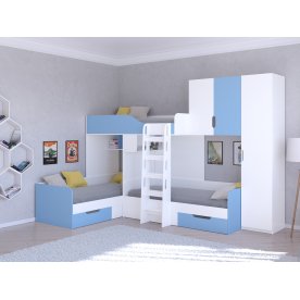 Двухъярусная кровать Трио/2