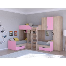 Двухъярусная кровать Трио/2