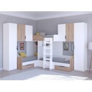 белый / дуб сонома