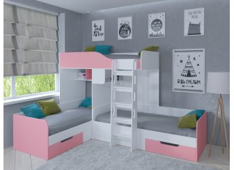 Двухъярусная кровать Трио
