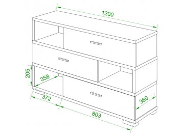 Комод СБ-40/3
