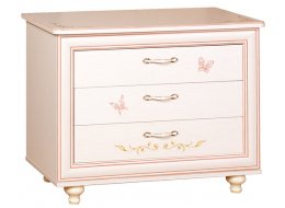 Комод Алиса №555 кремовый белый