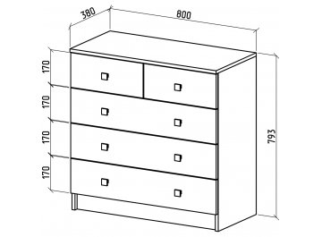 Комод Бостон-10