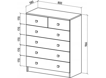 Комод Бостон-11