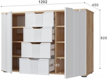 Комод Эмилия ЭЛ-21