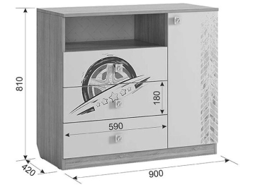 Комод Форсаж MKF-06.1623