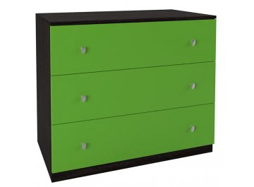 Комод Эстель венге / салатовый