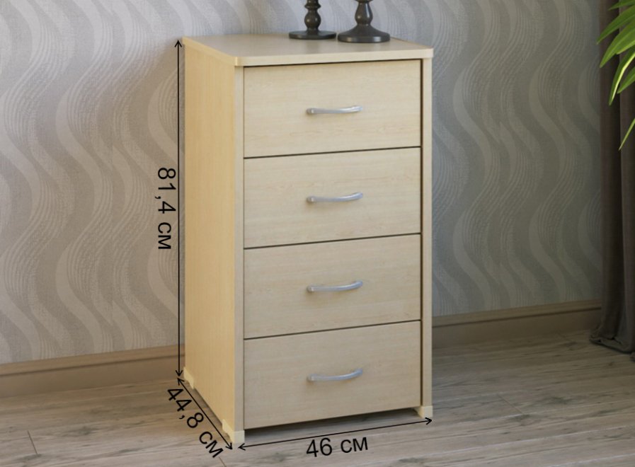 Комод КМ-40 дуб молочный