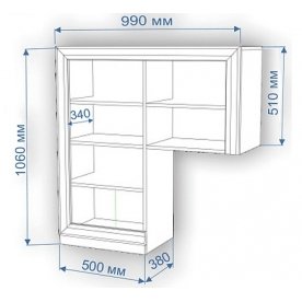 Комод Нобиле КП100 НН ЛЕВ