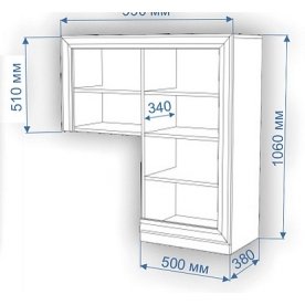 Комод Нобиле КП100 ШКр ПРАВ