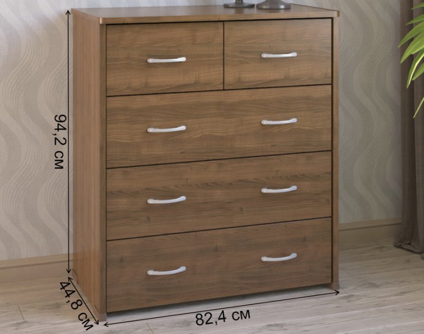 Комод КВ-42 орех