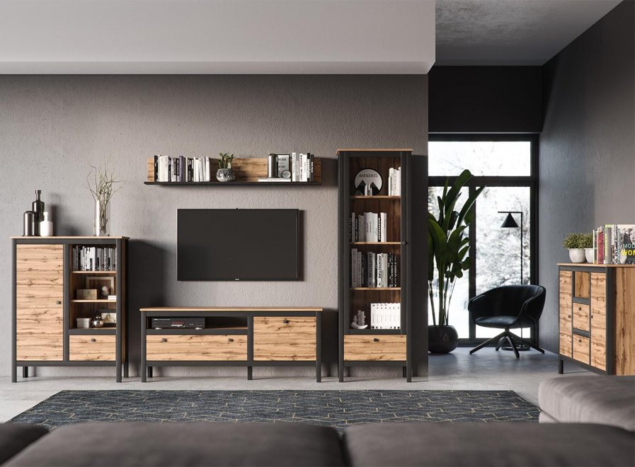 Комод Loft KOM2D2S/150 дуб вотан