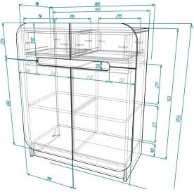 Комод Мебелеф-43