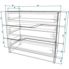Комод Мебелеф-48
