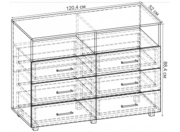 Комод Нега-5 К.038.1200-01