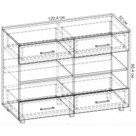 Комод Нега-8 К.041.1200-01