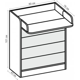 Комод ясень