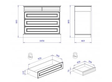 Комод Сиенна