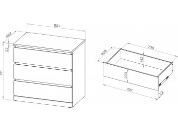 Комод Варма Прайм 3