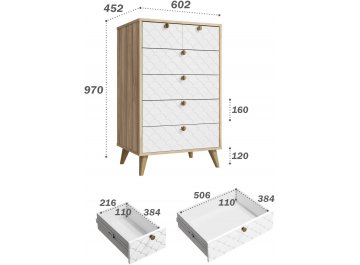 Комод Велламо ВО-02