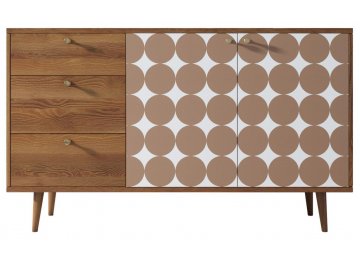 Комод Воаб орех / принт 17