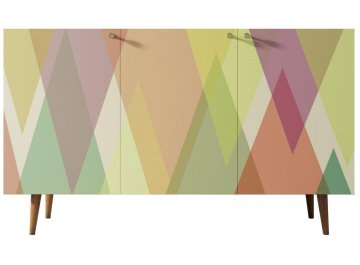 Комод Воаб орех / принт 16