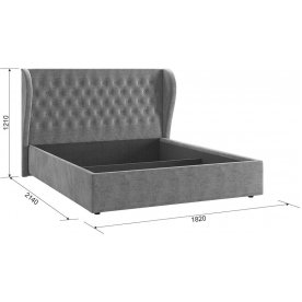 Двуспальная кровать 1.6 Жасмин