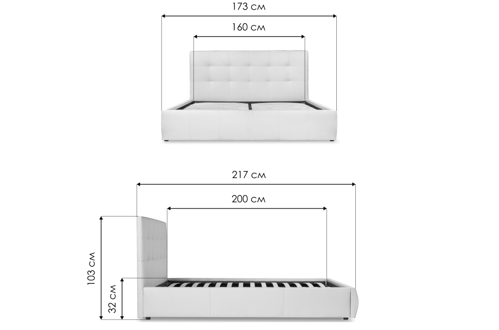 Двуспальная кровать Афродита-2 160х200 лиловый велюр bingo lilac