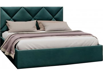 Двуспальная кровать Афродита-6 светло-розовый велюр velutto 37