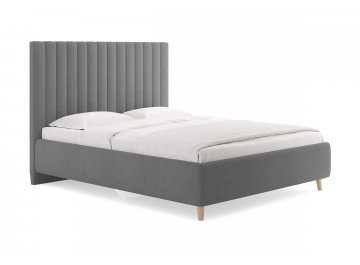 Двуспальная кровать Amanda серый лаунж