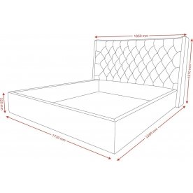 Двуспальная кровать GC1726