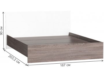 Двуспальная кровать Кэт-6 ЛДСП 017