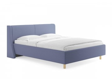 Двуспальная кровать Barcelona синий тедди