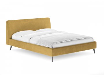 Двуспальная кровать Boston горчичный эвита