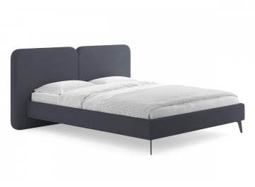 Двуспальная кровать Brooklyn графитовый диагональ
