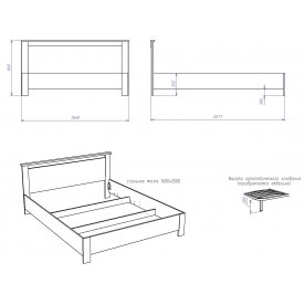 Двуспальная кровать Денвер