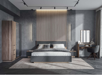 Двуспальная кровать Диамо КР 01