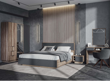 Двуспальная кровать Диамо КР 01