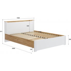 Двуспальная кровать Эмилия ЭЛ-30