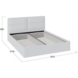 Двуспальная кровать Глосс ТД-319.01.07 Тип 1