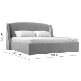 Двуспальная кровать Лотос