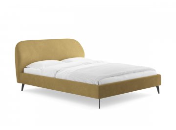 Двуспальная кровать Katrin горчичный эвита