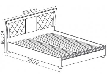 Двуспальная кровать Лючия №200