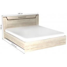 Двуспальная кровать Мале люкс