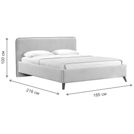 Двуспальная кровать Миа HP