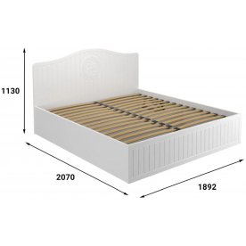 Двуспальная кровать Монблан МБ-607К