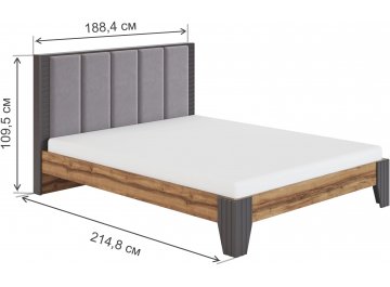 Двуспальная кровать Моника Мод. 2.3