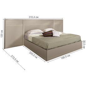 Двуспальная кровать Palmari P5700